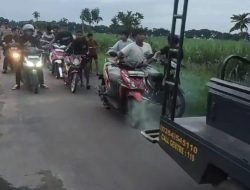 Petugas Polsek Gurah mengamankan sebanyak 26 unit sepeda motor. Puluhan sepeda motor itu diamankan dari hasil razia balap liar di jalan umum persawahan Desa Gabru Kecamatan Gurah Kabupaten Kediri, pada Sabtu, (14/12/2024) sore