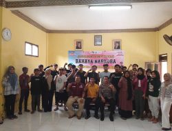 Kapolsek Plosoklaten Sosialisasikan Bahaya Narkoba Pada Warga Desa Donganti