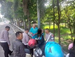 Aksi Heroik Anggota Satlantas Polres Kediri Kota Gagalkan Upaya Percobaan Bunuh Diri