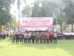 Amankan Nataru, Polres Kediri Kota Terjunkan Ratusan Personel