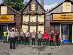 Wahana Rumah Coklat, Posyan Operasi Lilin Semeru 2024 Polres Jombang Siap Layanani Masyarakat