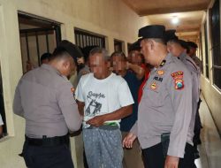 Cek Rutan, Wakapolres Kediri Pastikan Keamanan dan Kondisi Kesehatan Tahanan