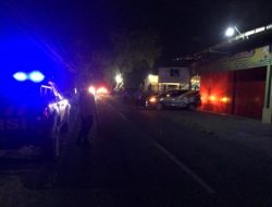 Anggota Polsek Sekaran Gelar Patroli Blue Light untuk Ciptakan Keamanan Malam Hari