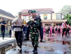 Kapolres Kediri Kota Pimpin Upacara Korp Raport Kenaikan Pangkat 91 Anggota Polri dan ASN