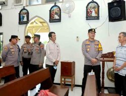 Kapolres Lamongan Tinjau Kesiapan Pengamanan Perayaan Natal 2024 di Kabupaten Lamongan