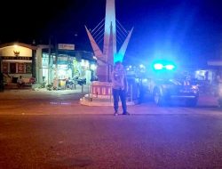 Patroli Blue Light Cegah Balap Liar Serta Gesekan Antar Perguruan Silat di Wilayah Kecamatan Laren