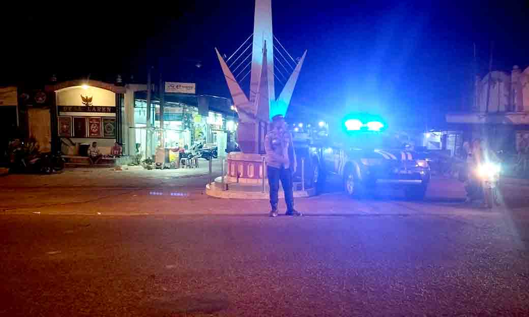 Patroli Blue Light Cegah Balap Liar Serta Gesekan Antar Perguruan Silat