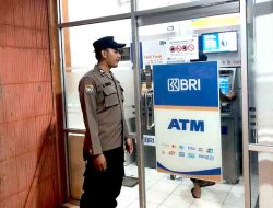 Patroli Obyek Vital ATM BRI Untuk Mencegah Gangguan Khamtibmas Serta Memberikan Rasa Aman Kepada Masyarakat