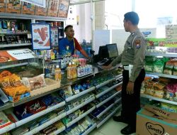 Patroli Obyek Vital Indomart Guna Menciptakan Situasi Yang Aman Serta Kondusif
