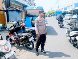 Patroli Siang Hari Upaya Polsek Babat Antisipasi Cegah Gangguan Kamtibmas