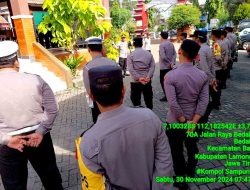 Pengamanan Rapat Pleno Rekapitulasi Pilkada 2024 di Kecamatan Babat