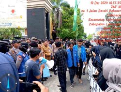 Polres Lamongan Amankan Aksi Damai PuDaK di Kantor Pemkab dan DPRD Kabupaten Lamongan