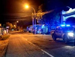 Polsek Sekaran Gelar Patroli Blue Light Untuk Memastikan situasi Kamtibmas jelang Nataru Aman