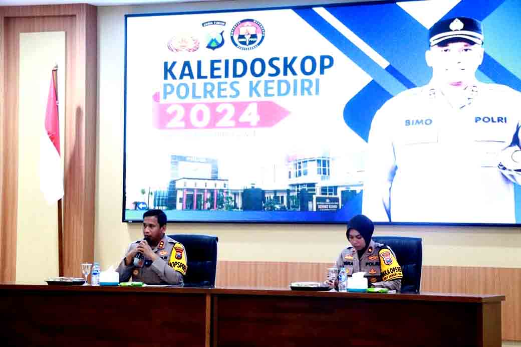 Sepanjang Tahun 2024, Polres Kediri Mengungkap Kasus Menonjol Yang Ditangani