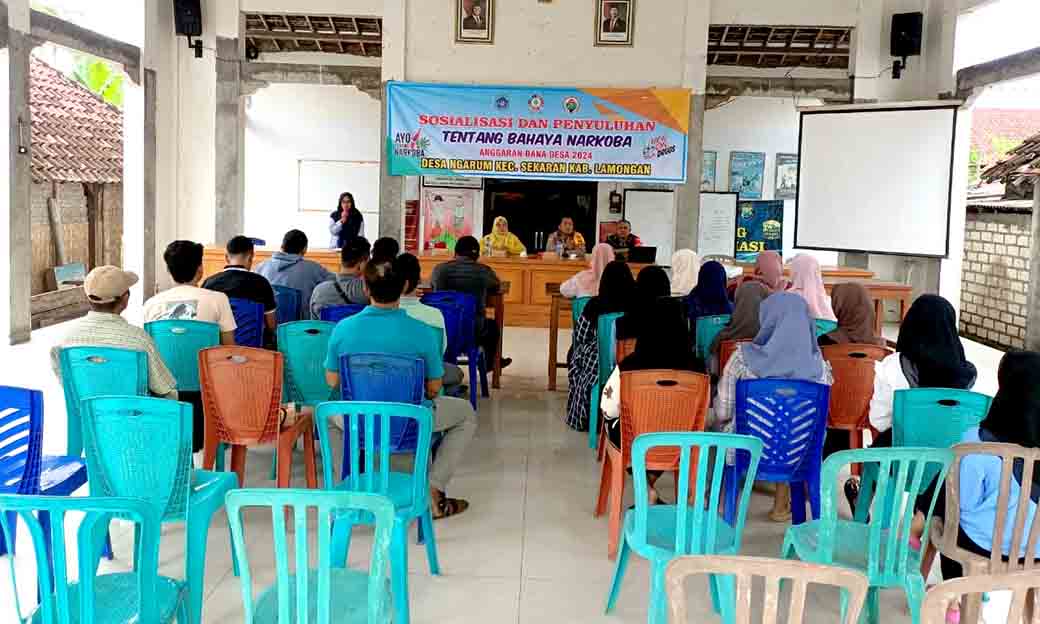 Sosialisasi Bahaya Narkoba Dana Desa 2024 Di Desa Ngarum Kecamatan Sekaran