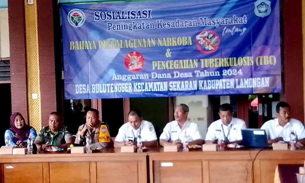 Sosialisasi Bahaya Narkoba Dan Penyakit Tbc Dana Desa 2024 Di Desa Bulutengger