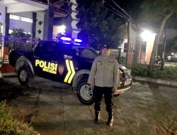 Anggota Polsek Sekaran Laksanakan Patroli Blue Light Cegah Gesekan Antar Perguruan Silat di Perbatasan Wilayah