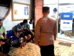 Anggota Polsek Sekaran Lakukan Patroli Obyek Vital Guna Cegah Kriminalitas Saat Malam Hari