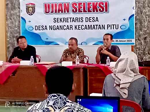 Asesmen Seleksi Sekretaris Desa Ngancar Kaur Perencanaan Terpilih Duduki Jabatan