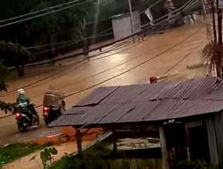 Banjir Terjadi di Kota Tarakan Akibat Hujan Deras