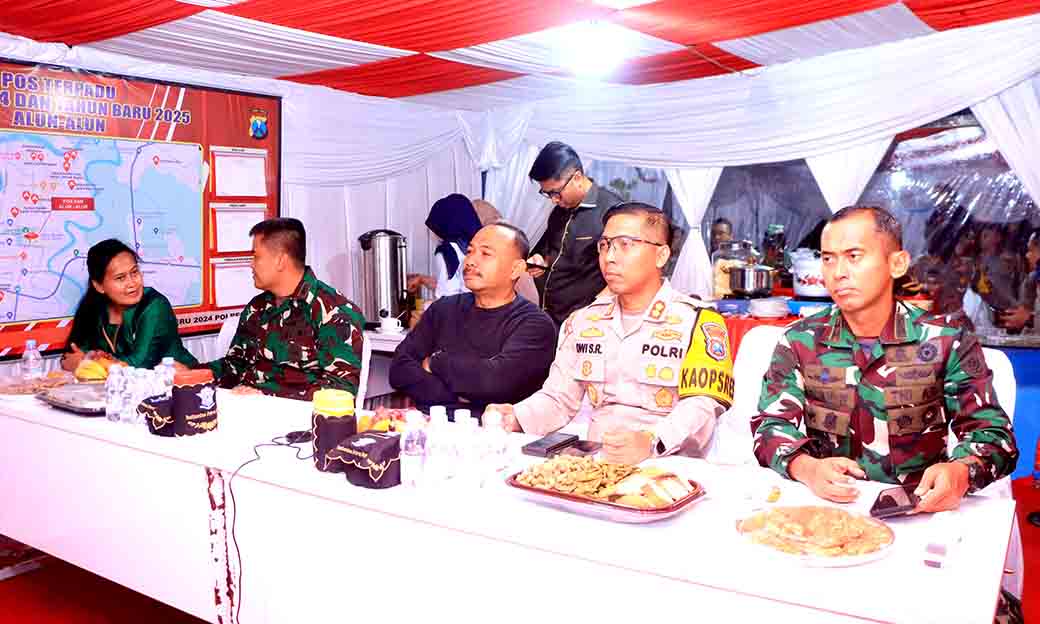 Danyonarmed 12 Kostrad Pantau Pelaksanaan Operasi Lilin Dan Tahun Baru 2025