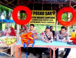 Dua Kapal Polisi Disiagakan di Tempat Wisata Pantai dan Perairan Sampang Saat Libur Tahun Baru 2025