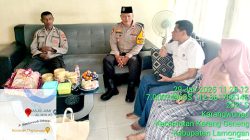 Guna Menekan Pelangaran Yang Dilakukan Anggotanya Kapolsek Laren Giatkan Kunjungan Di Setiap Rumah Anggotanya