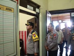 Kunjungi Polsek Kras, Wakapolres Kediri Tinjau Fasilitas Pelayanan Kepada Masyarakat