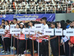 PBVSI Jatim Cari Bibit Atlet Terbaik, Forkopimda Sidoarjo Buka Kejurprov Bola Voli U-15 di GOR Delta