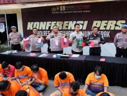 Polres Tanjungperak Ungkap 13 Kasus Kriminalitas di Awal Tahun 2025, Amankan 14 Tersangka