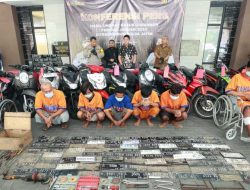 Polda Jatim Berhasil Ungkap Jaringan Curanmor Lintas Kota, Amankan 134 Ranmor