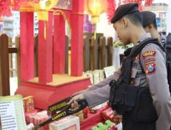Jelang Imlek 2025, Polres Kediri Perketat Pengamanan di Objek Vital