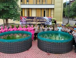 Kapolres Sumenep Tabur 12 Ribu Benih Ikan, Dukung Program Ketahanan Pangan