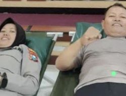 Kapolsek Laren Ikut Serta Donor Darah Setetes Darah Bisa Menyelamatkan Nyawa Orang Lain