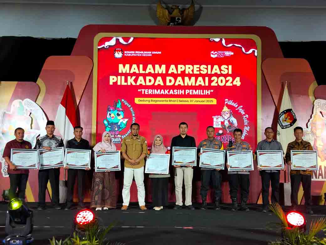 Kpu Kabupaten Kediri Apresiasi Pilkada Damai 2024