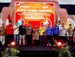 KPU Kabupaten Kediri Tetapkan Dhito-Dewi Sebagai Bupati dan Wakil Bupati Terpilih 2024