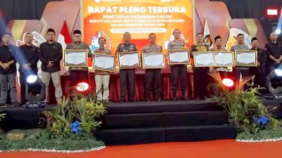 Kpu Kabupaten Kediri Tetapkan Dhito Dewi Sebagai Bupati Dan Wakil Bupati Terpilih 2024 2