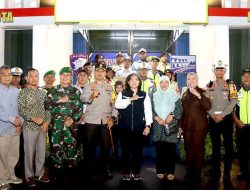 Kapolres Kediri Kota Bersama Forkopimda Monitoring Pergantian Malam Tahun Baru dan Berikan Semangat di Pos Pam