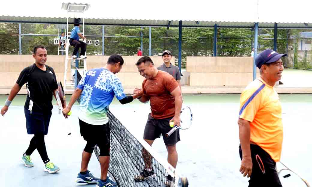 Kapolres Dan Dandim Sampang Perkuat Sinergitas Lewat Tenis Bersama 2