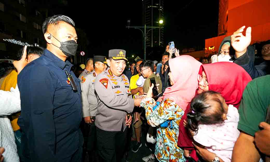 Kapolri Cek Pengamanan Perayaan Momen Tahun Baru 2025 Di Bundaran Hi