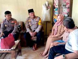 Kapolsek Berkunjung di Kediaman Anggotanya di Kelurahan Brondong Kecamatan Brondong