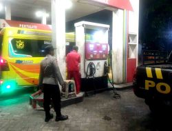 Patroli Dialogis Obyek Vital SPBU Guna Cegah 3C di Wilayah Kecamatan Sekaran