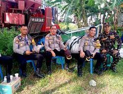 Pengamanan Peringatan Harlah NU Ke-102 dan Isra Mi’raj di Desa Tritunggal Kecamatan Babat