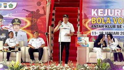 Plt. Bupati Sidoarjo Subandi Buka Kejuaraan Provinsi Bola Voli Indoor U 15 2