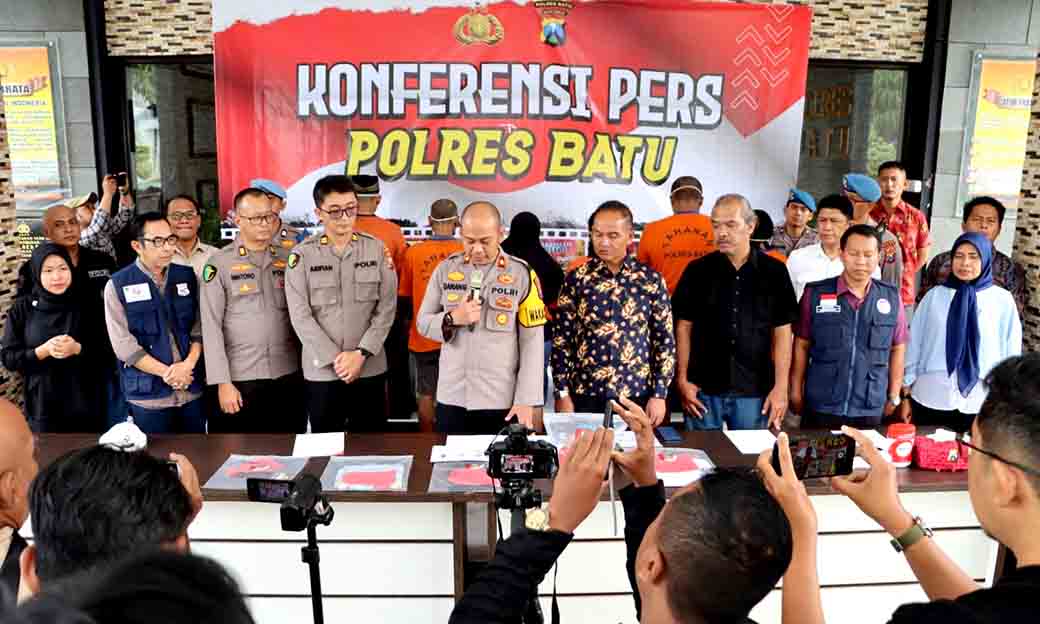 Polres Batu Berhasil Ungkap Kasus Tppo