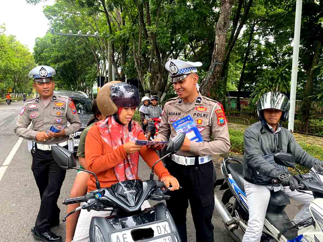 Polres Magetan Ajak Masyarakat Tingkatkan Kesadaran Berlalu Lintas