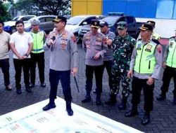 Polres Siaga! Ratusan Personel Gabungan Kawal Duel Sengit Persijap Jepara vs. Persela Lamongan