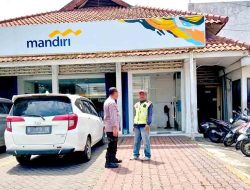 Polsek Babat Gelar Patroli Sambang ke Obyek Vital Bank Mandiri