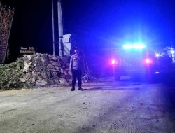 Polsek Laren Tingkatkan Patroli Blue Light Antisipasi Hitam-hitam Serta Konvoi Perguruan Silat