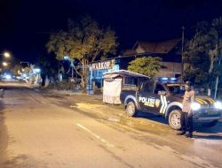 Polsek Sekaran Laksanakan Patroli Blue Light Guna Tekan Kriminalitas Malam Hari